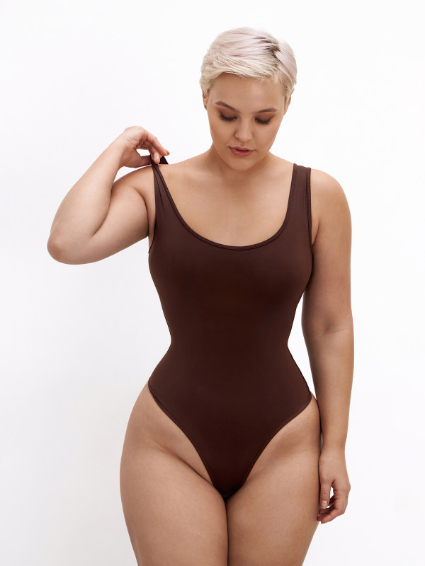 Боди-майка BASIC SLIM с моделирующей сеточкой внутри Comfort Size